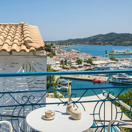 The Blue Hotel Skiathos-stad Buitenkant foto
